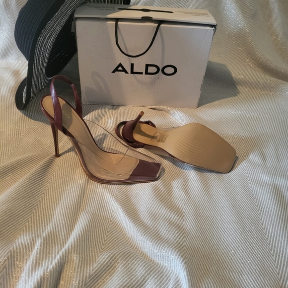 Aldo Purple High Heels with Platform Sole - Picture 2 of 2
